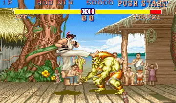 Street Fighter II - The World Warrior (World 910522) screen shot game playing